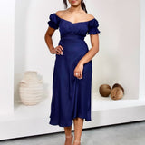 Masie Midi Dress - Navy