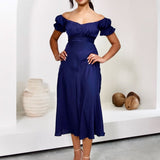 Masie Midi Dress - Navy