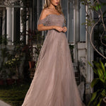 Eloise Embroidered Gown - Blush