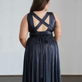 Lexa Stretch Shimmer Gown - Seafoam