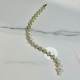 Amoris Tennis Bracelet Gold