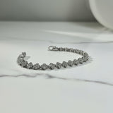 Amoris Tennis Bracelet Silver