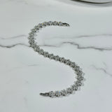 Amoris Tennis Bracelet Silver