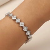 Amoris Tennis Bracelet Silver