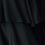 Bella Layered Maxi Dress Black Fabric