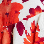 Bella Layered Dress Orange Print Swatch