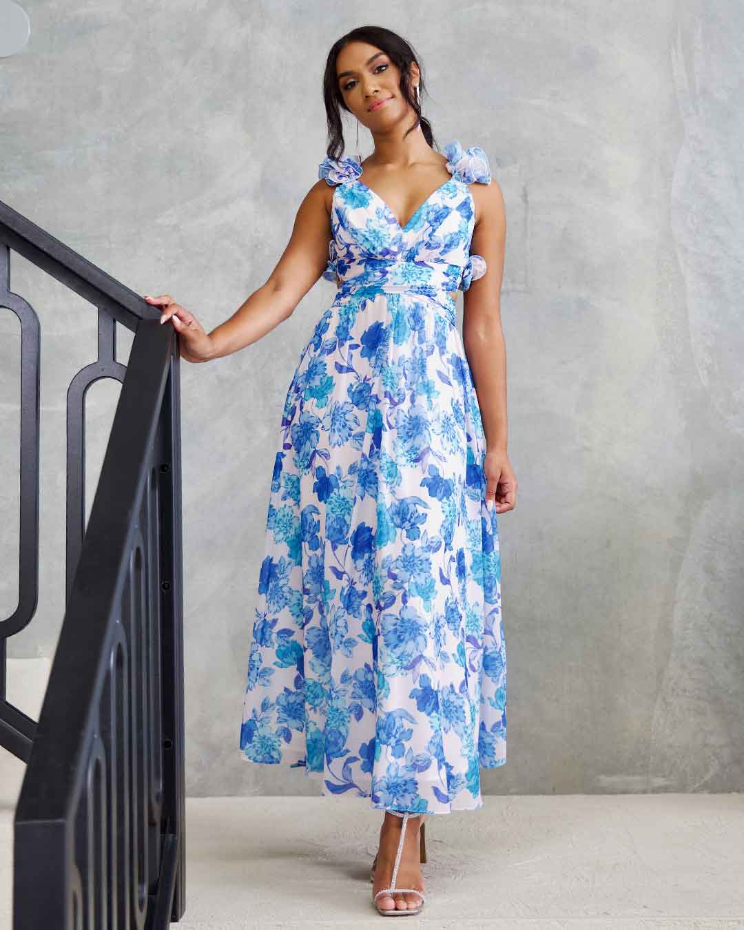 casual maxi floral dresses for women PRETTYGARDEN Women's Summer Maxi Dress Casual Wrap Floral Boho Short S