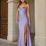 Darlia Corset Gown Lilac Front