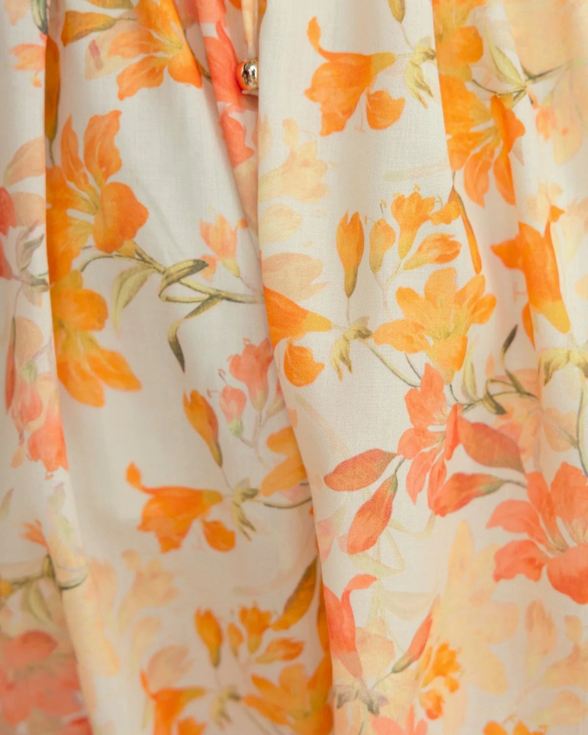 Elara midi print floral Print Fabric