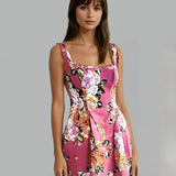 Haisley Mini Dress - Pink Floral