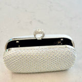 Royal Nightfall Clutch - Silver