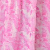 Indigo Maxi Dress Pink Print Fabric