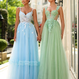 Ingrid Corset Lace Formal Gown - Sage