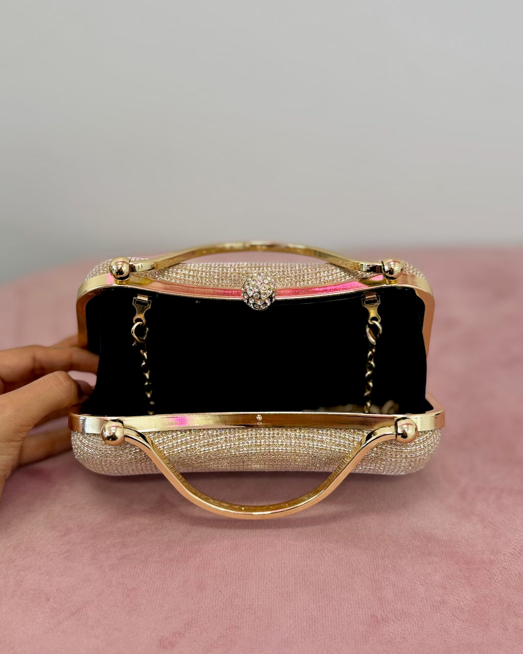 Luna Clutch Gold