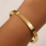 Maree Bangle Bracelet Gold