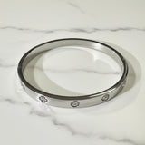 Maree Bangle Bracelet Silver