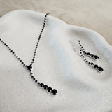 Marilyn Jewellery Set - Black