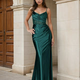 Montana emerald gown front