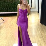 Nicolla Corset Formal Gown - Amethyst Front