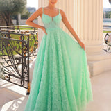 Elodie Floral Gown - Mint