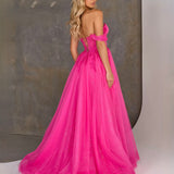 Eden Corset Tulle Ball Gown - Pink Candy