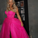Eden Corset Tulle Ball Gown - Pink Candy