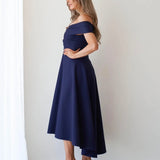 Belina Midi Dress - Navy