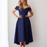 Belina Midi Dress - Navy