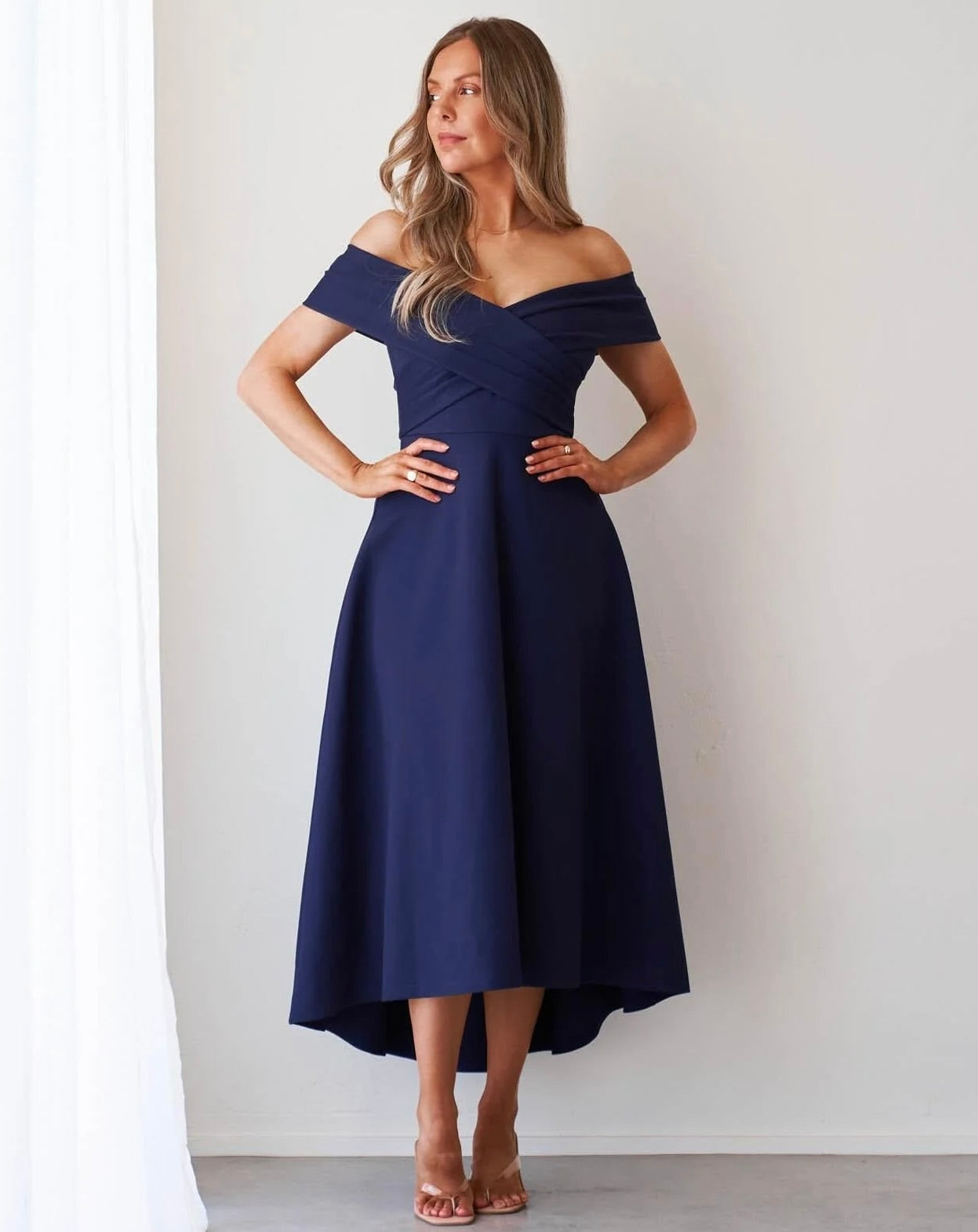 Belina Midi Dress - Navy AU10 Belina Midi Dress - Navy AU10