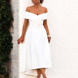 Belina Midi Dress- White