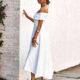Belina Midi Dress- White