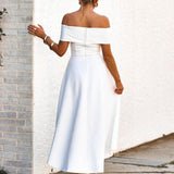 Belina Midi Dress- White