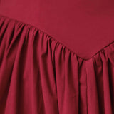 Thea Midi Dress Wine Fabric