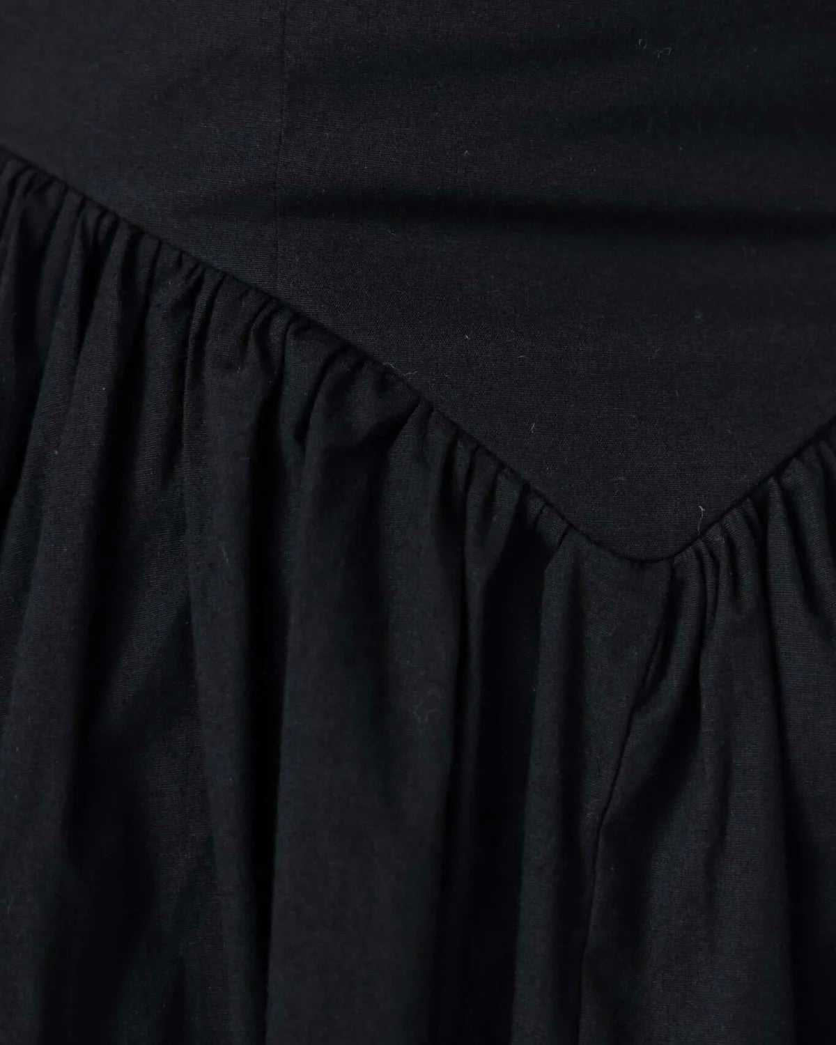 Thea midi Dress Black Fabric