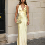 Emelia Satin Maxi Dress Butter