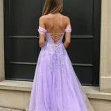 liliane lilac front tulle ball gown