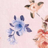 Lucca Maxi Dress White Print fabric