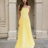 Mariana Maxi Dress Yellow Front
