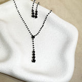 Marilyn Jewellery Set - Black