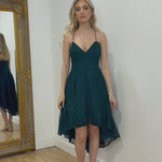 Marilyn Lace Dress - Emerald Green