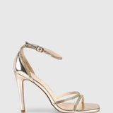 Ormond Diamante Heels - Champagne Metallic