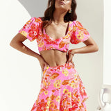 Yokana Top - Pink Floral