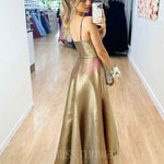 Apollo Metallic Gown - Gold