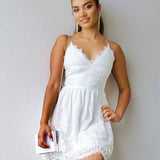 Aurelia Lace Dress - White
