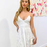 Aurelia Lace Dress - White