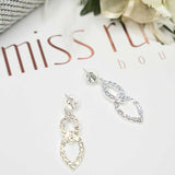 Aurora Diamond Earrings - Silver