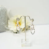 Aurora Diamond Earrings - Silver