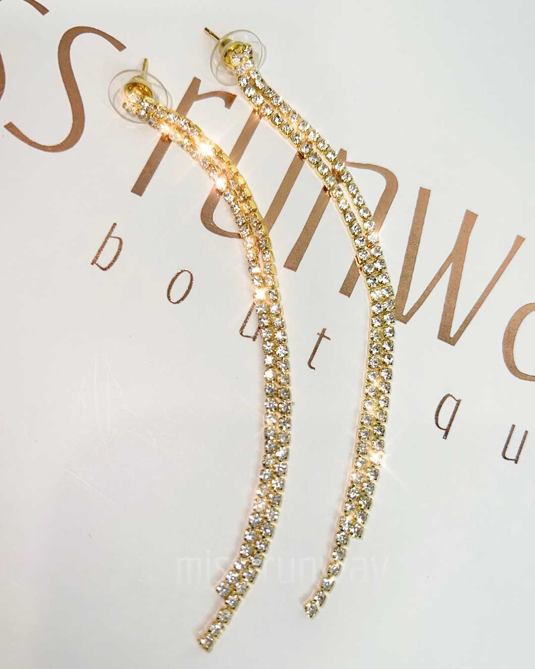 Blaze Earrings - Gold