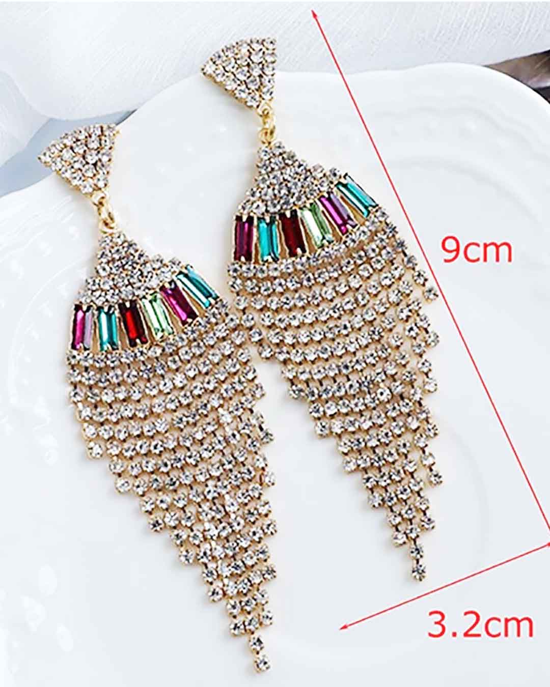 Carla Diamante Earrings - Multi