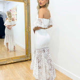 Celine Lace Set - White